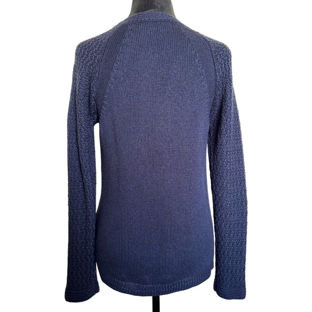 Jones New York Signature Woman’s Small Pullover Blue Sweater - Picture 6 of 8